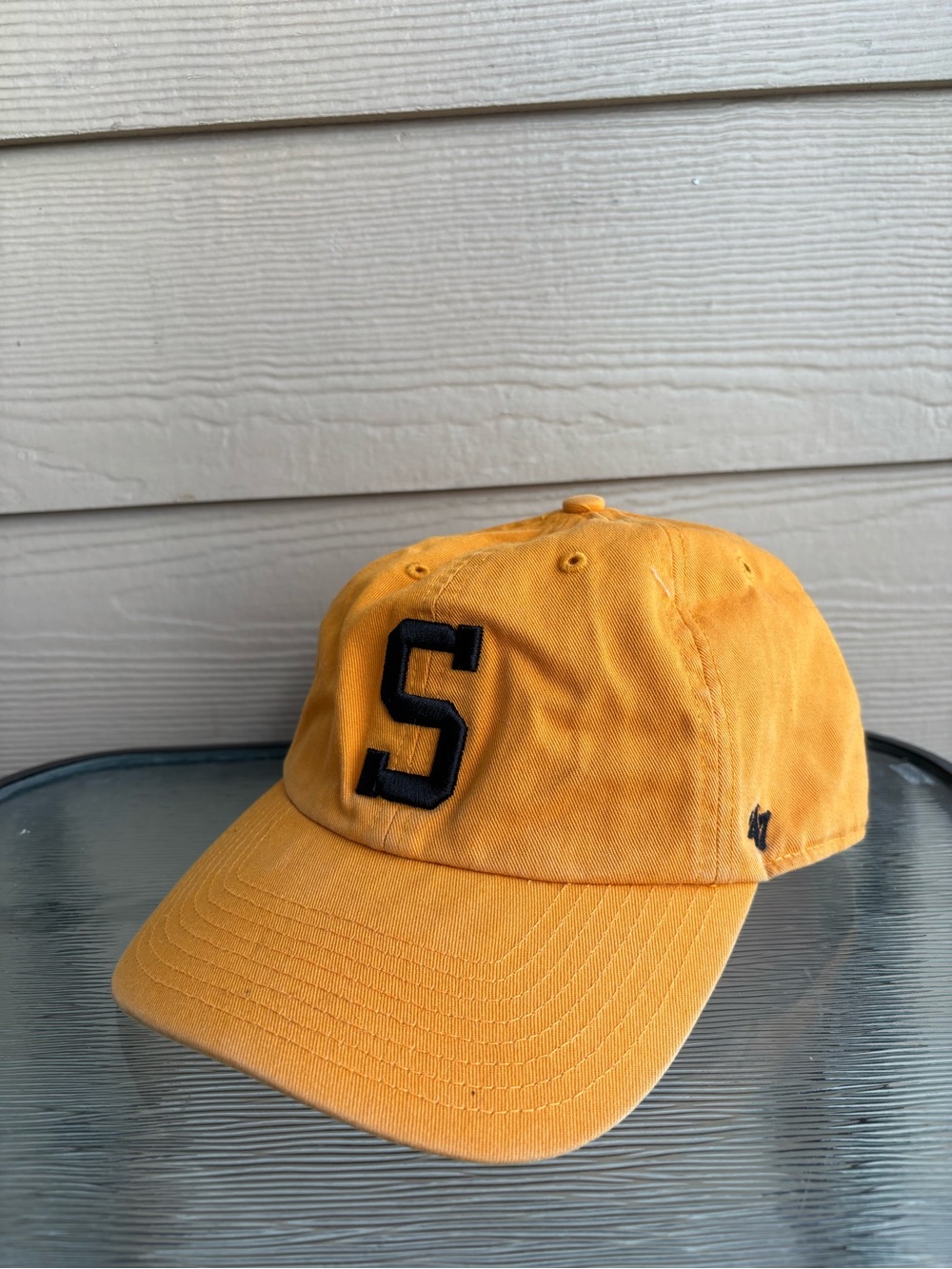 47 Brand Pittsburgh Steelers Dad Clean Up Hat with Throwback Logo